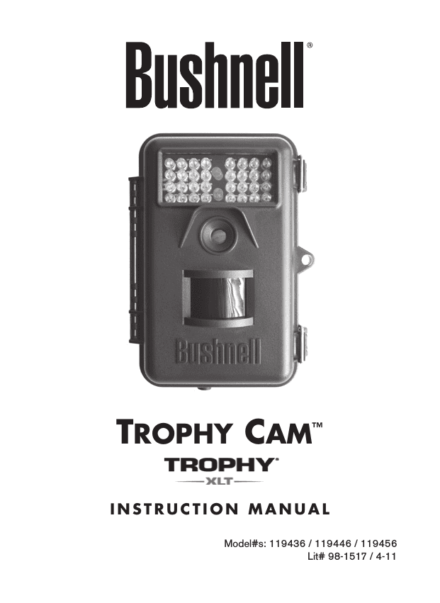 bushnell trophy trail cam