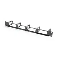 Serveredge 1RU Horizontal 5 RING Cable Management Rail CMR-01-5R - Open Box, No Screws Image 1