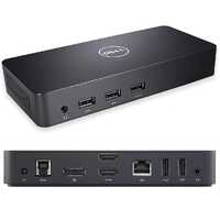 Genuine Dell USB 3.0 Docking Station D3100 HDMI DisplayPort Ethernet With PSU Image 1