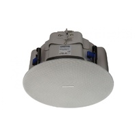 Crestron SAROS IC8LPT-W-T-EACH Low-Profile 6.5” 2-Way In-Ceiling Speaker White - 1 Pair Image 1