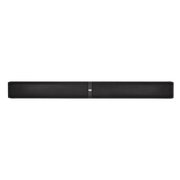 Crestron SAROS SB-200-P-B Powered Stereo Sound Bar 200 Speakers, Black Image 1