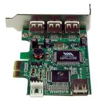 StarTech 4 Port PCI Express Low Profile High Speed USB Card PEXUSB4DP Image 3