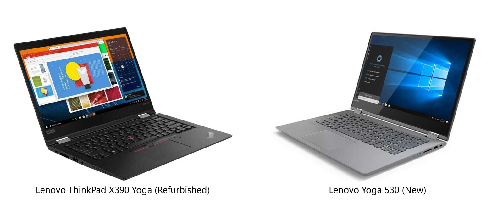 Lenovo ThinkPad X390 Yoga vs. Lenovo Yoga 530