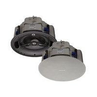 Crestron SAROS IC8LPT-W-T-EACH Low-Profile 6.5” 2-Way In-Ceiling Speaker White - 1 Pair