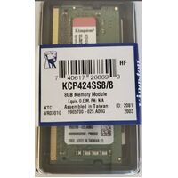 Kingston 8GB DDR4 2400MT/s Non-ECC Unbuffered SODIMM - NEW