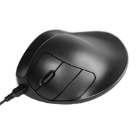 HandshoeMouse LL2WL Ergonomic Mouse (Left Hand, Large, Black, Wired)