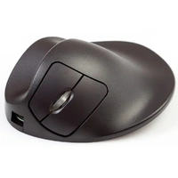 HandshoeMouse LM2WL Ergonomic Mouse (Left Hand, Medium, Black, Wired)