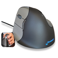 Evoluent VerticalMouse 4 Left Ergonomic Left-Handed Mouse VM4L