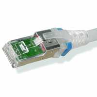 Siemon 3m CAT6A Shielded Ethernet Patch Cable Violet RJ45 ZM6A-S03M-08B - Open Box