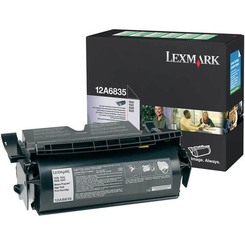 Lexmark Genuine TT520, T522 High Yield Print Cartridge 12A6835