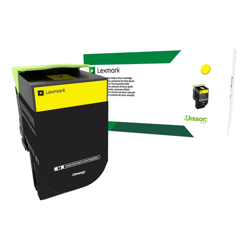 Lexmark Genuine 708XYE Yellow Extra High Yield Toner Cartridge for CS510 Printers 70C8XYE