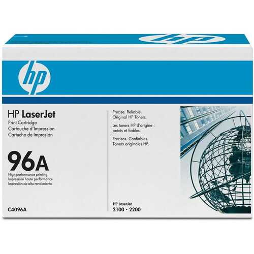 Genuine HP 96A Black Toner Cartridge C4096A LaserJet 2100, 2200