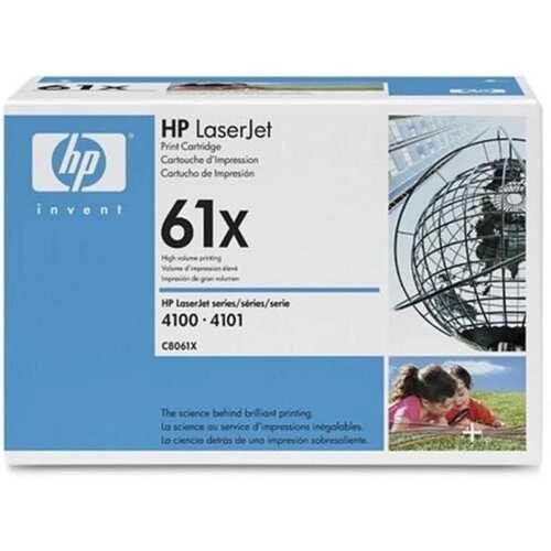 Genuine HP 61X Black Toner Cartridge C8061X LaserJet 4100, 4101