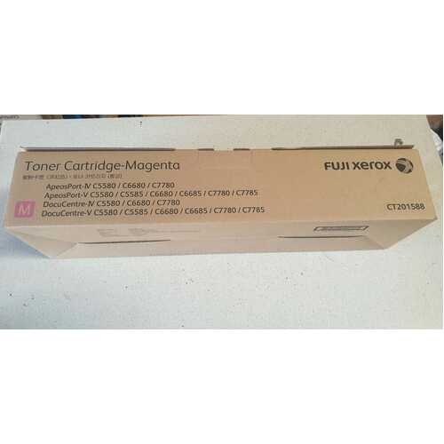 Fuji Xerox Geniune CT201588 Toner Cartridge Magenta DocuCentre-IV C5580/C6680/C7780