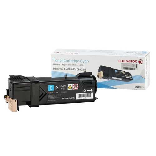 Fuji Xerox Genuine CT201633 Toner Cartridge-Cyan CM305df/CP305d