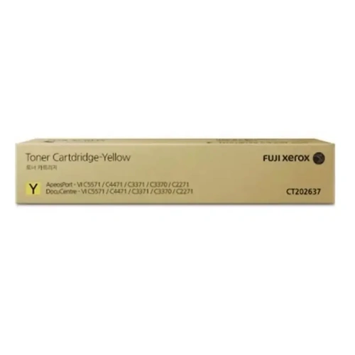 Genuine Fuji Xerox CT202637 Yellow Toner Cartridge for DocuCentre VI C2271/C3371/C4471