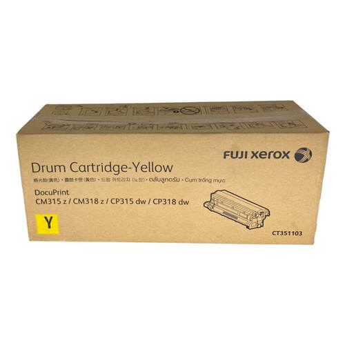 Genuine Fuji Xerox CT351103 Yellow Drum Cartridge