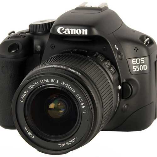 Canon EOS 550D DSLR 18MP Digital Camera w/Accessories