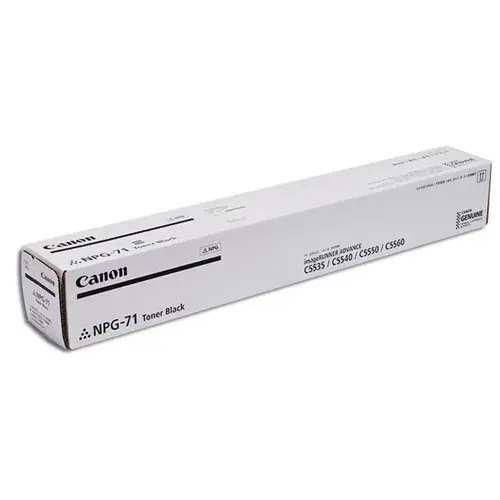 Genuine Canon NPG-71 Black Toner 69K for iR-ADV C5535/40/50/60, C5735/40/50/60, 6000