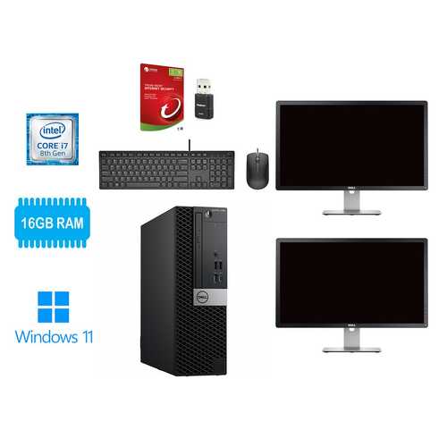 dell optiplex 7060 dual monitor