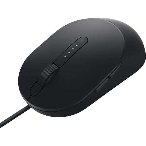 Dell Laser Wired Mouse 5 Buttons Adjustable DPI MS3220-BLK - NEW in Box