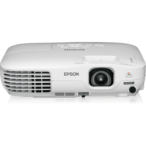 Epson EB-W8 1280x800 Projector HDMI VGA S-Video Composite USB 2500 Lumens w/Accessories