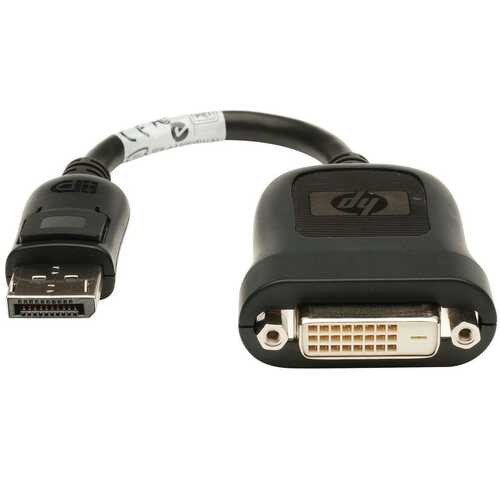 HP DisplayPort to DVI-D Adapter P/N: FH973AA