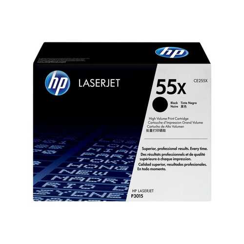 Genuine HP 55x Black Toner Cartridge CE255X LaserJet Enterprise P3015/500MFP/M525