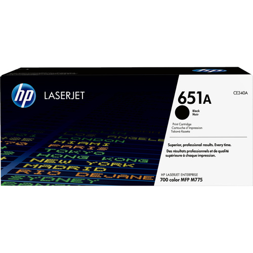 Genuine HP 651A Black Toner Cartridge CE340A LaserJet Enterprise 700 Color MFP M775