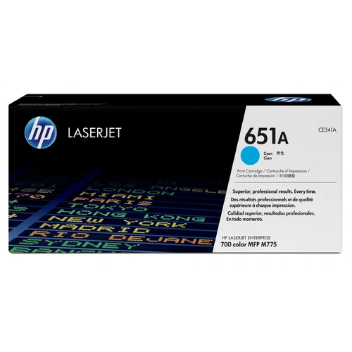 Genuine HP 651A Cyan Toner Cartridge CE341A LaserJet Enterprise 700 Color MFP M775