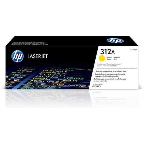 Genuine HP 312A Yellow Toner Cartridge CF382A LaserJet Pro MFP M476