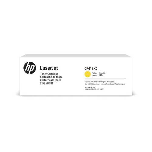 Genuine HP 412X Yellow Toner Cartridge CF412XC LaserJet Pro M452/MFP M377/MFP M477