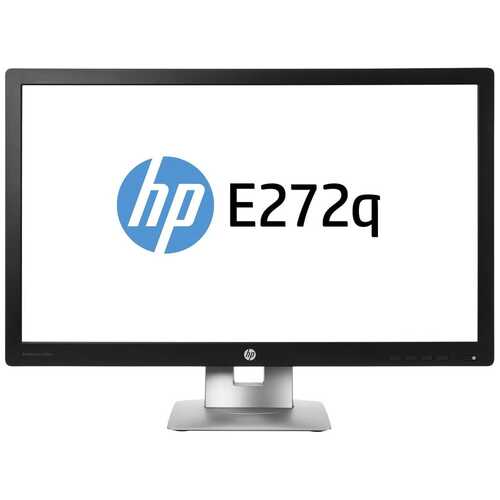 HP EliteDisplay E272q 27" IPS LCD Monitor 2560 x 1440 HDMI DP VGA USB