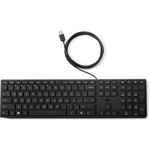 HP Wired Desktop 320K Keyboard 9SR37AA - NEW in Box