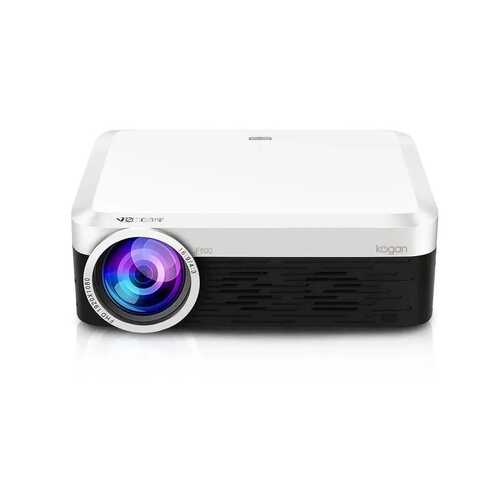 Kogan 3800 Lumens Full HD Projector (F500) 1920 x 1080 Projector VGA HDMI USB (KAF500PRRA) - Used