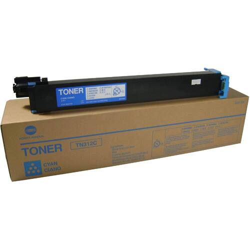 Genuine Konica Minolta TN312C Cyan Toner Cartridge 8938-708 Bizhub C300/C352