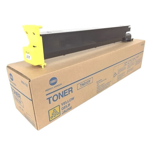 Genuine Konica Minolta TN312Y Yellow Toner Cartridge 8938-706 Bizhub C300/C352