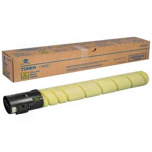 Genuine Konica Minolta TN512Y Yellow Toner Cartridge A33K292 Bizhub C454/C554