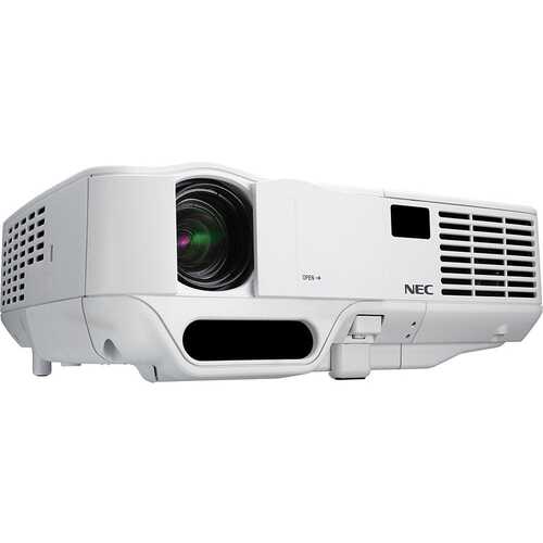 NEC NP64G XGA 1024 x 768 Projector VGA Composite S-Video USB 3000 Lumens w/Accessories