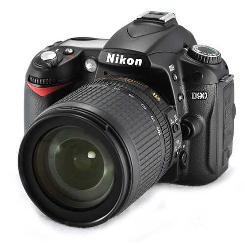 Nikon D90 DSLR 12.3MP Digital Camera w/18-105mm Lens, Accessories - B Grade