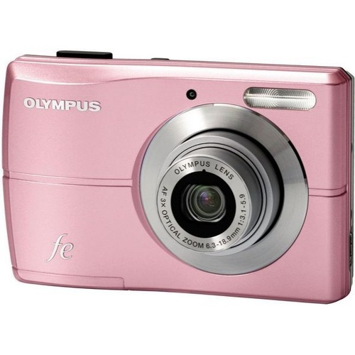 Olympus FE-26 12MP Digital Camera Pink - Used