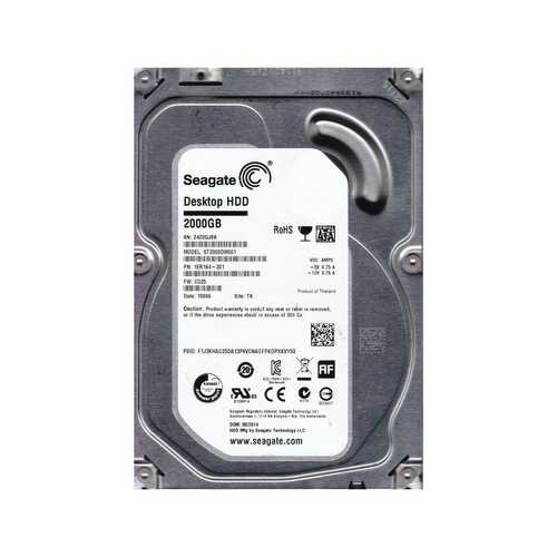 Seagate ST2000DM001 2TB 3.5" Internal SATA HDD Hard Disk Drive