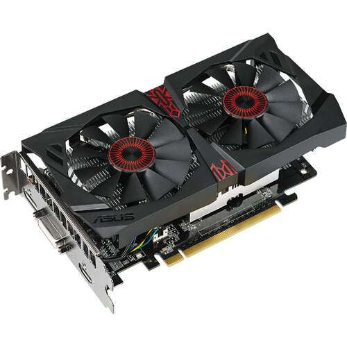 ASUS STRIX GeForce GTX 750 Ti OC Edition 2GB PCI-e Graphics Card HDMI DVI DP