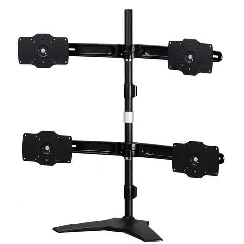 Aavara TS734 Quad Large LCD 4 Monitor Desktop Stand 24-32 inch