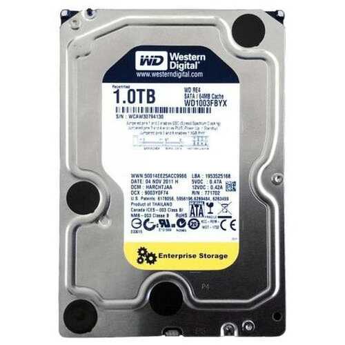 Western Digital WD1003FBYX 1TB 3.5" Internal SATA HDD 3.5"