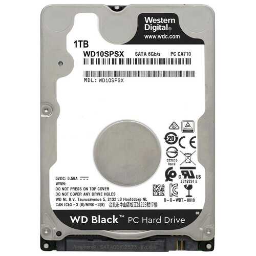 Western Digital WD Black WD10SPSX 1TB 2.5" Internal SATA HDD Hard Disk Drive