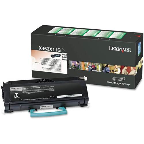 Lexmark Genuine 15K Black Toner Cartridge for X463, 464, 466 Printers X463X11G