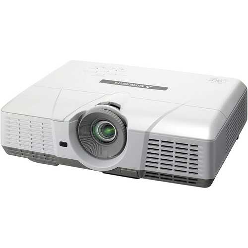 Mitsubishi XD510U 1024 x 768 Projector VGA Composite S-Video USB 2600 Lumens - Used w/Accessories