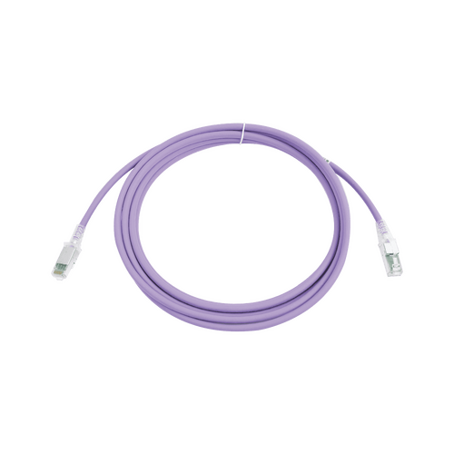 Siemon 10m CAT6A Shielded Ethernet Patch Cable Violet RJ45 ZM6A-S10M-08