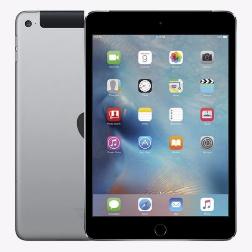 Apple iPad Mini 4 Wi-Fi+Cellular 64GB Silver - B Grade